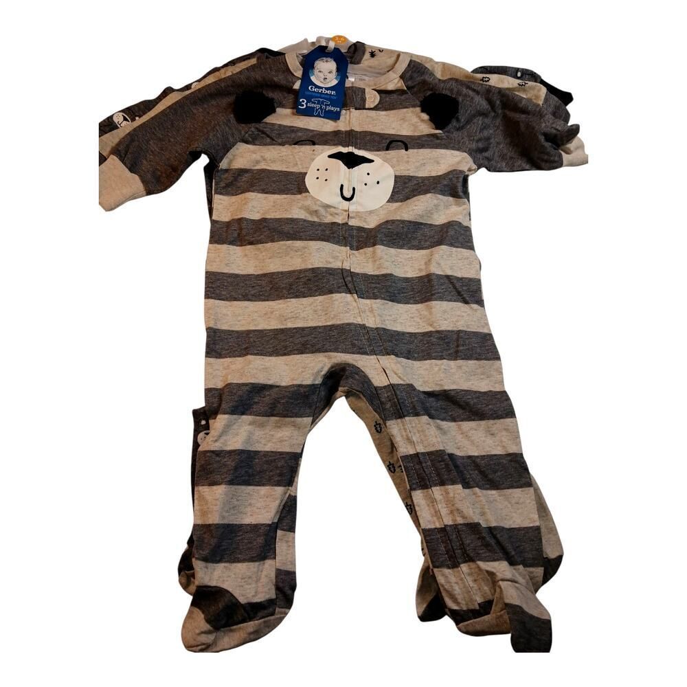 Gerber Boys 3-Piece Pajama Set - Size 3-6 Months - NWT - Great Price! - Picture 2 of 5